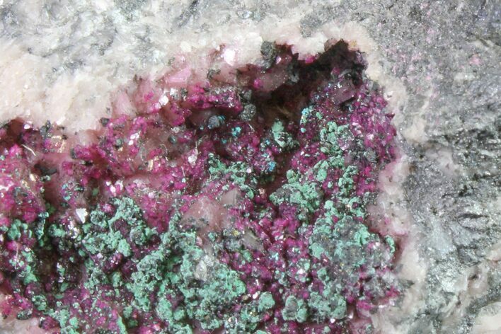 Roselite and Cobaltaustinite on Dolomite - Morocco #159424